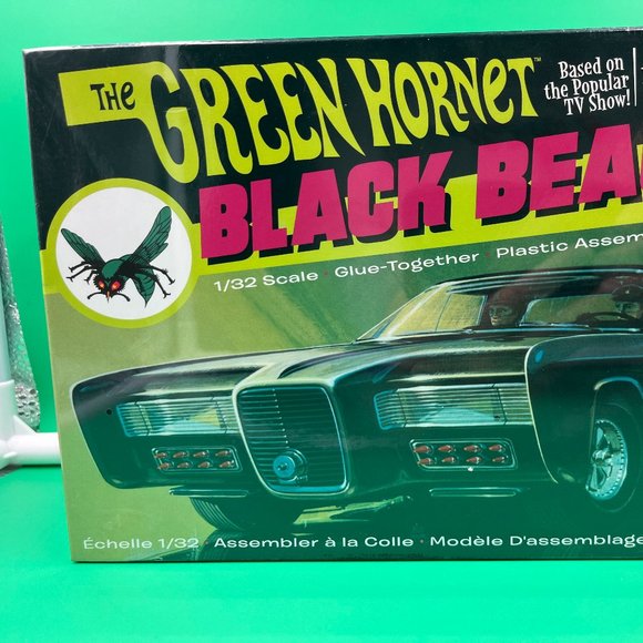 Polar Lights Green Hornet BLACK BEAUTY Plastic Model Car Kit 1/32 New Sealed - Picture 1 of 6